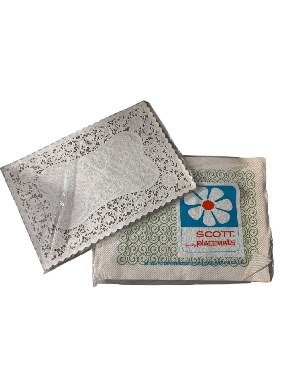 Lot of Vintage Paper Lace Placemats & Scott Placemats